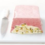 Strawberry Pistachio Semifreddo