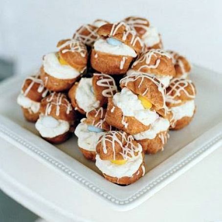 CREAM PUFFS w/LEMON CREAM FILLING