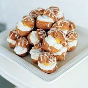 CREAM PUFFS w/LEMON CREAM FILLING