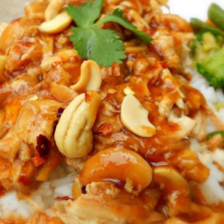 Slow Cooker Cashew Chicken