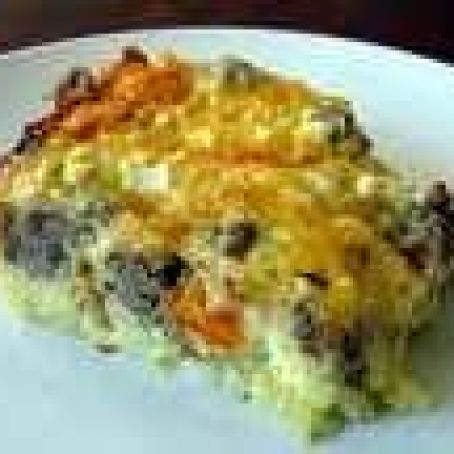Egg and Sausage Souffle