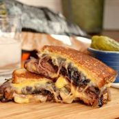 Grilled Cheese & Roast Beef Sandwiches