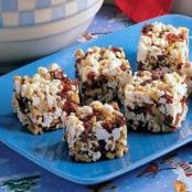 Cranberry Popcorn Bars