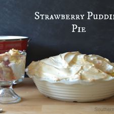 Strawberry Pudding Pie