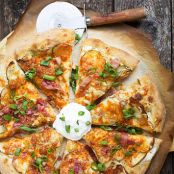 Spicy Perogy Pizza