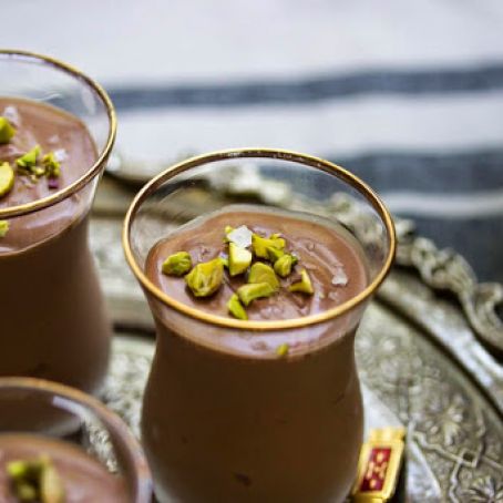SWEET - Milk Chocolate Yogurt Pots with Salted Peanut Crush