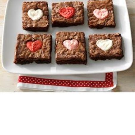 Valentine Heart Brownies
