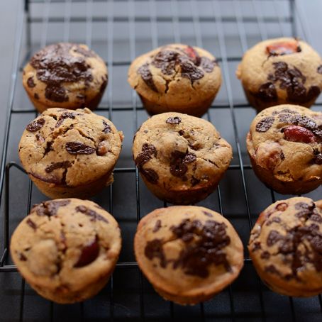 Chocolate Cherry Muffins 