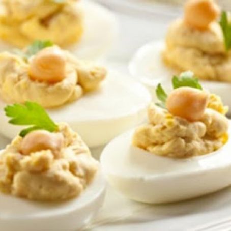 Chickpea Deviled Eggs