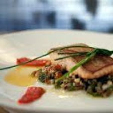 Susur Lee's Soju and Lemon Roasted Crusted Wild Salmon