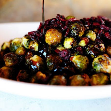 Roasted Brussel Sproats with Balsamic Glaze