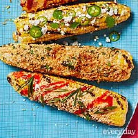 Garlic Breadcrumb Corn on the Cob