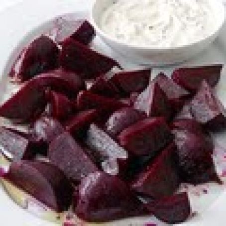 Beets With Chive Cream