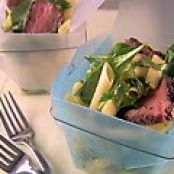 Penne with Beef and Arugula