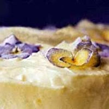 Lemon Layer Cake with Lemon Cream Frosting