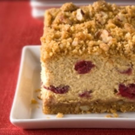 Cranberry Pumpkin Crumble Cheesecake Squares