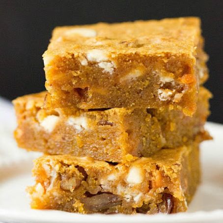 Pumpkin Blondies