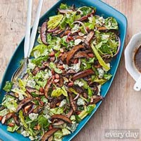 Mushroom, Celery & Crispy Onion Salad
