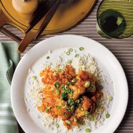 Slow-Cooker Curried Chicken With Ginger and Yogurt