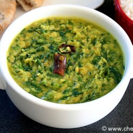 lentils: Dal Palak (Spinach With Lentils)