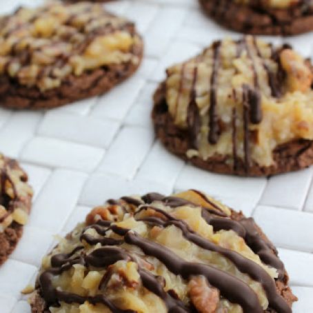 German Chocolate Cake Cookies