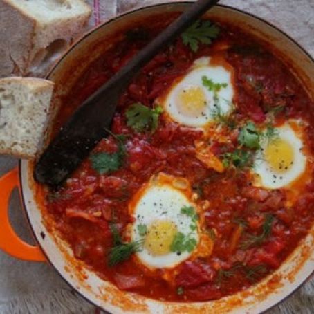 Meatless Mondays: Eggs in Purgatory