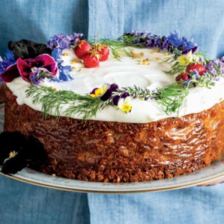 Spiced Honey Cake with Cream Cheese Frosting