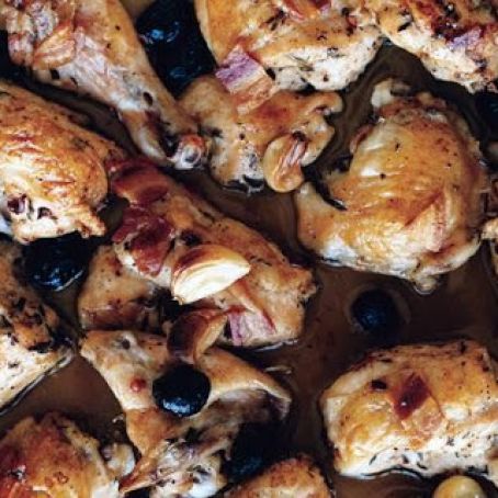 ROASTED w/ PANCETTA & BLACK OLIVES