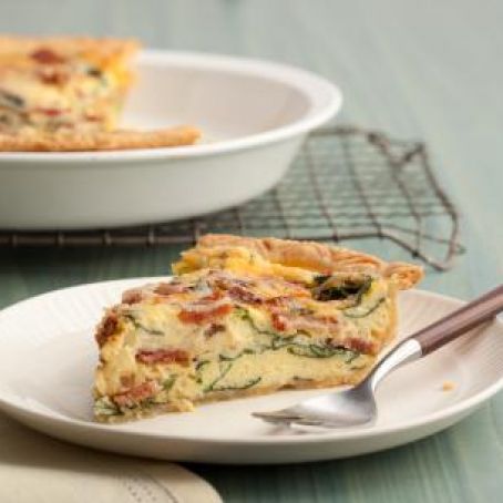Bacon and Swiss Cheese Quiche