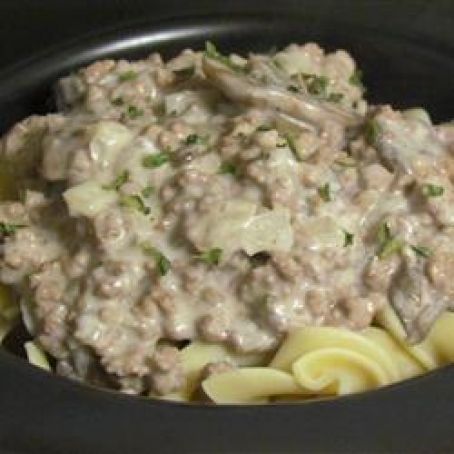 Easy Beef Strogonoff
