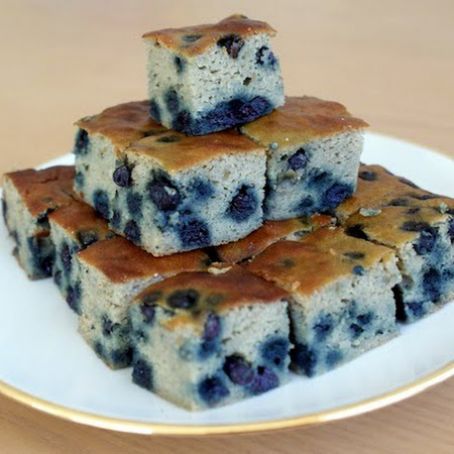 GRAIN-FREE COCONUT BANANA BLUEBERRY BARS