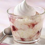 Fluffy Raspberry Tapioca Pudding