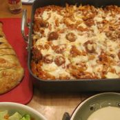 Baked Ziti with Meatballs