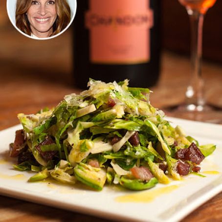 Warm Brussels Sprout Salad