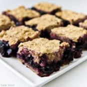 Blueberry-Oat Bars