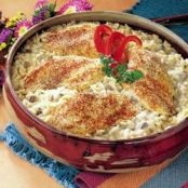 One Dish Chicken & Rice Bake