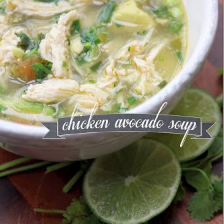 Paleo Chicken Avocado Soup