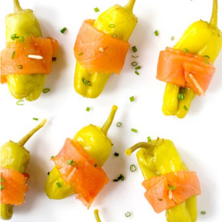Stuffed Pepperoncini with Smoked Salmon