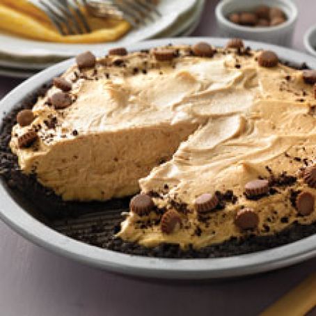 Chocolate-Peanut Butter-Banana Icebox Pie