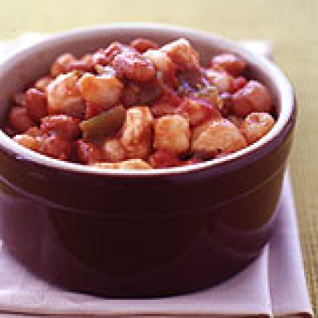 Tomatillo Chicken and Hominy Stew