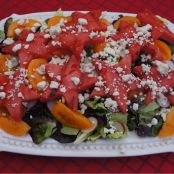 Patriotic  Watermelon Salad with Feta