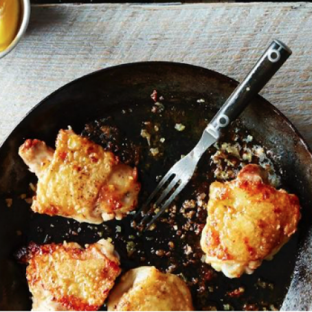 Canal House's Chicken Thighs with Lemon