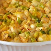 3-Ingredient Chicken and Broccoli Bubble-Up Bake