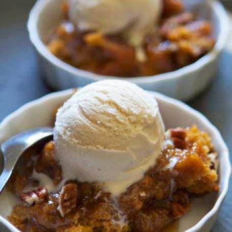 PUMPKIN PECAN COBBLER