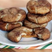 Caramel Stuffed Snickerdoodles