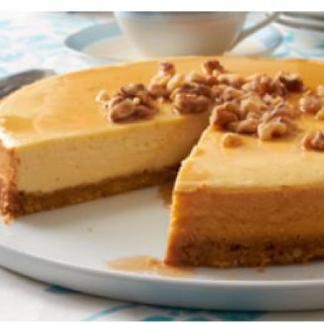 Sugar Shack Maple-Walnut Cheesecake