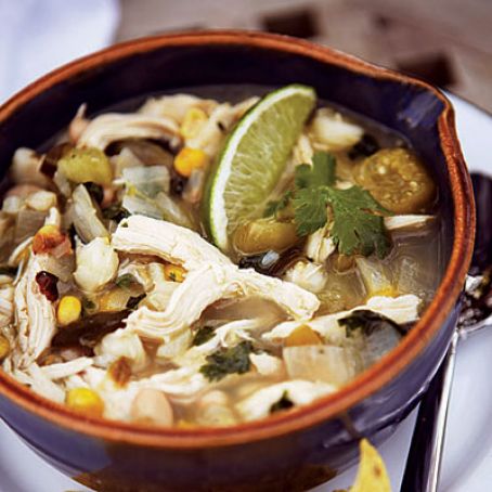 Green Chili Chicken Soup