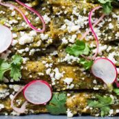 Chicken Enchiladas with Salsa Verde