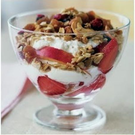 Granola and Ricotta Cream Parfait