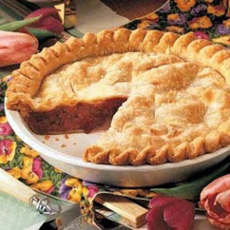 Perfect Rhubarb Pie